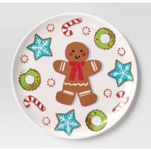 Target 10" Christmas Melamine Gingerbread Dinner Plate  Wondershop™ Holiday - Picture 1 of 7